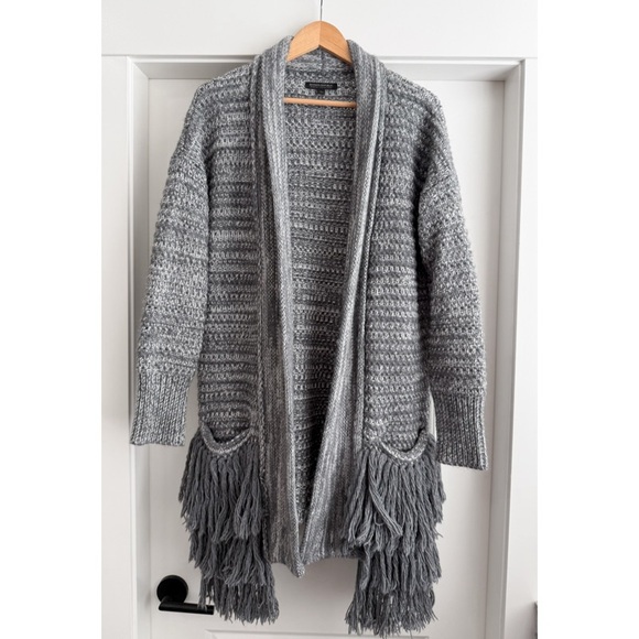 BANANA REPUBLIC Fringe Cardigan R. $168 - Picture 3 of 10